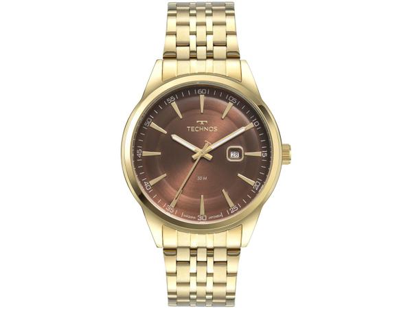 Relógio Masculino Technos Analógico Steel - 2117LCW/1M Dourado