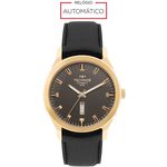 Relogio Masculino Technos Automatico Couro 8205og2p