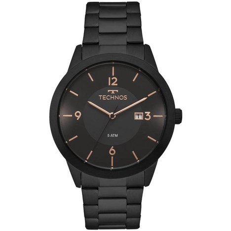 Relógio Masculino Technos Classic 2115Moh/4P - Preto