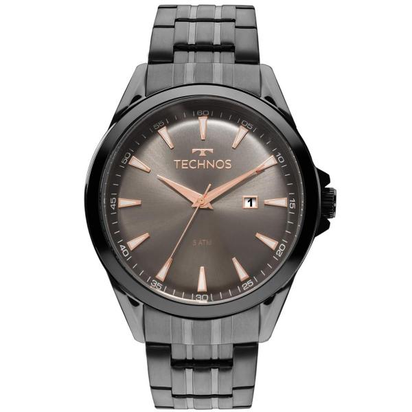 Relógio Masculino Technos Classic Executive 2115Lat/4C Preto