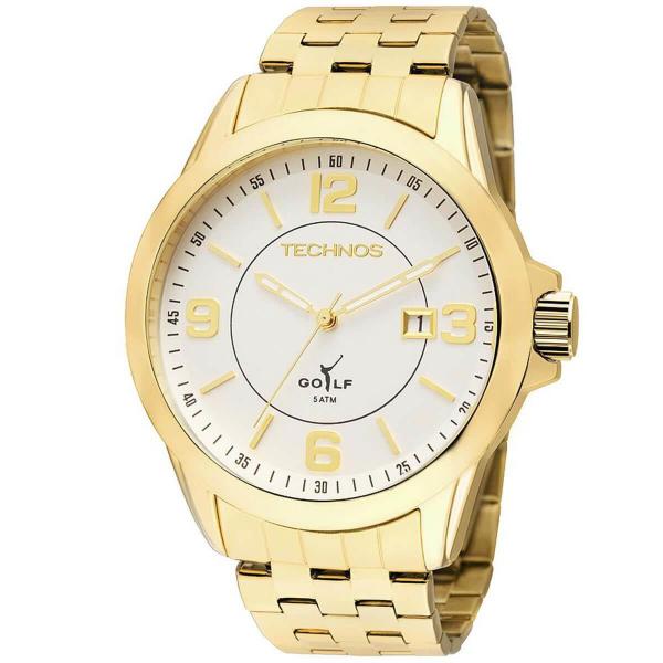 Relógio Masculino Technos Classic Golf 2115KND/4K Dourado