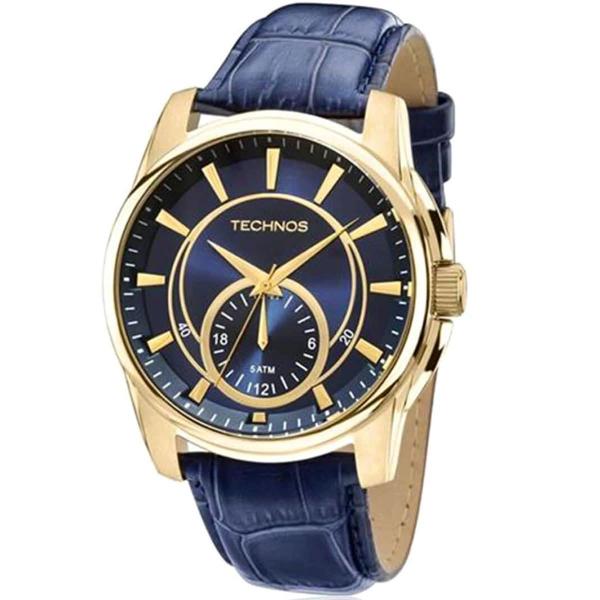 Relógio Masculino Technos Classic Grandtech 6P28AA/2A Couro Azul