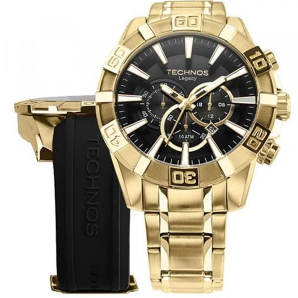 Relógio Masculino Technos Classic Legacy Troca Pulseira OS2AAJAC/4P