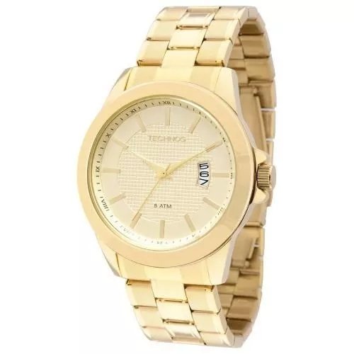 Relógio Masculino Technos Classic Steel 2115KQJ/4D Dourado