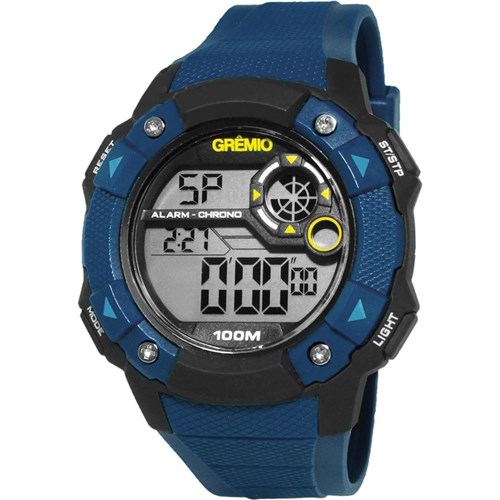 Relógio Masculino Technos Clubes Digital Casual Grêmio Gre1360b/8A