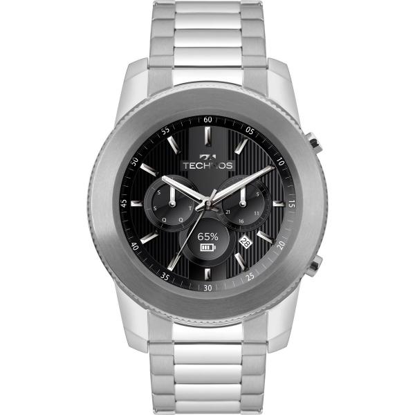 Relógio Masculino Technos Connect Smartwatch M1AA/1P Aço Prata