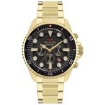 Relogio Masculino Technos Cronografo Dourado Js25cd4c