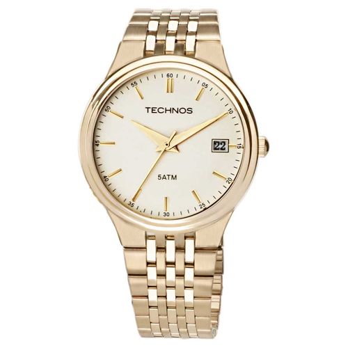 Relogio Masculino Technos Dourado 2115gr4x