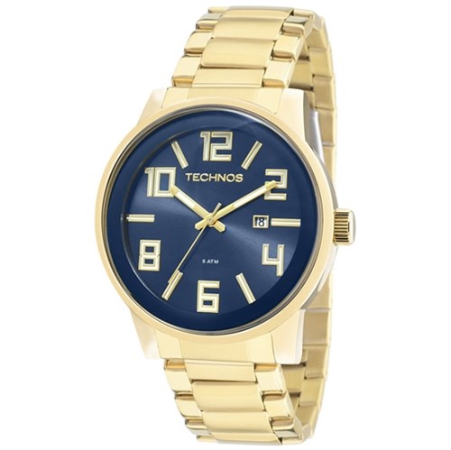 Relógio Masculino Technos Dourado 2115KQU/4S