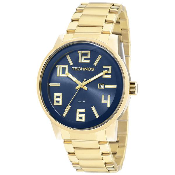 Relógio Masculino Technos Dourado 2115KQU/4S