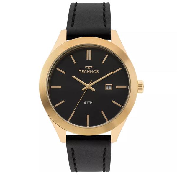 Relogio Masculino Technos Dourado 2115mnq