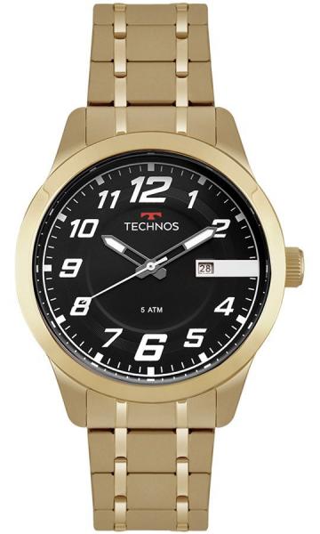 Relogio Masculino Technos Dourado 2115mox4p