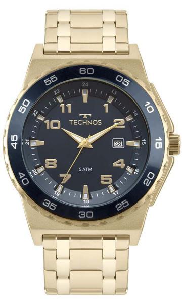 Relogio Masculino Technos Dourado 2115MQL4A