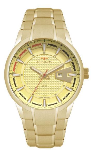 Relogio Masculino Technos Dourado 2117LAX4X