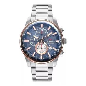 Relógio Masculino Technos Grandtech Js15Fo/1A 47Mm Aço Prata