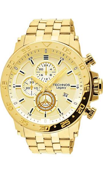 Relogio Masculino Technos JS15AO4X Dourado Cronografo