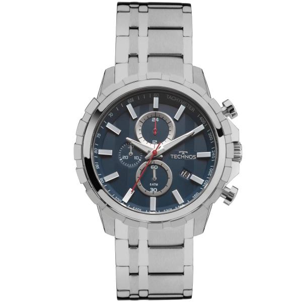 Relógio Masculino Technos JS15FA/1A SkyMaster Prata