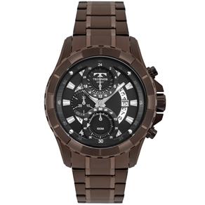 Relógio Masculino Technos JS15FN/4P 50mm Aço Marrom