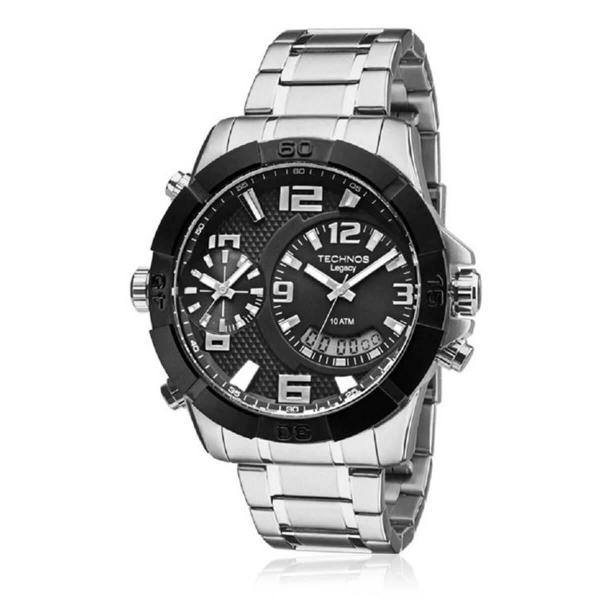 Relógio Masculino Technos Legacy Anadigi T205FK/3P Aço