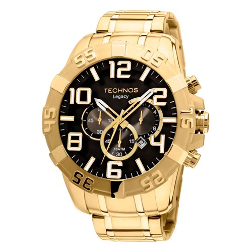 Relogio Masculino Technos Legacy Dourado Analógico Os20im4p