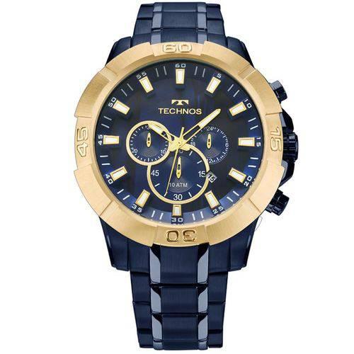 Relógio Masculino Technos Legacy Pulseira AÇO AZUL