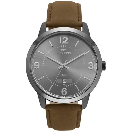 Relógio Masculino Technos Marrom 2115Mte/2C