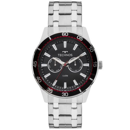 Relógio Masculino Technos Performance 6P25BO/1P 46mm Aço Prata