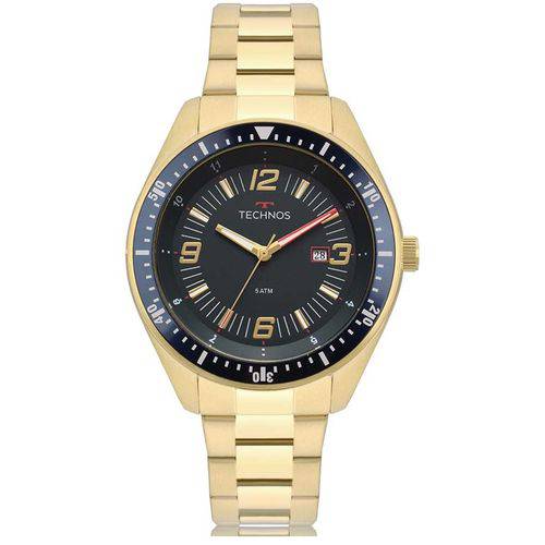 Relogio Masculino Technos Performance Dourado 2115mqq/4a