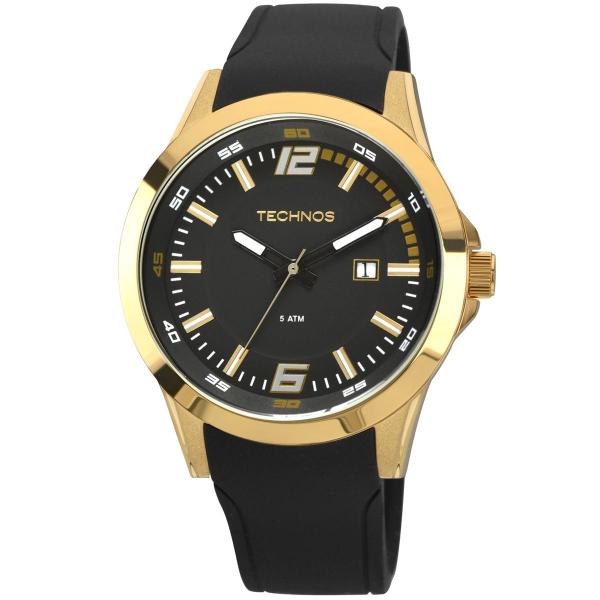 Relógio Masculino Technos Performance Racer 2115KPU/8P 45mm Silicone Preto