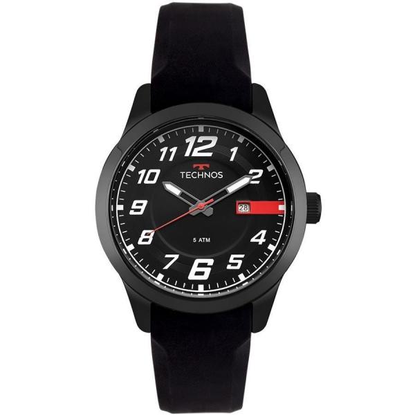 Relógio Masculino Technos Performance Racer 2115MOV/8P 45mm Silicone Preto