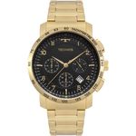 Relógio Masculino Technos Performance Skymaster 6S20AA/4P 46mm Aço Dourado