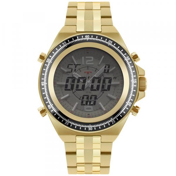 Relógio Masculino Technos Performance TS 2035MSD/4B 48mm Aço Dourado