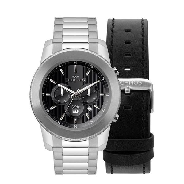 Relogio Masculino Technos Prata Smartwatch Connect M1AA/1P