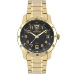 Relógio Masculino Technos Racer 2035MNX/4P 46mm Aço Dourado