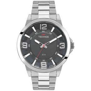 Relógio Masculino Technos Racer 2036MLH/1A 46mm Aço Prata