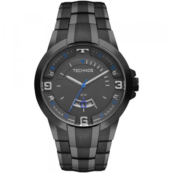 Relógio Masculino Technos Racer 2117LBD/4P 48mm Aço Preto