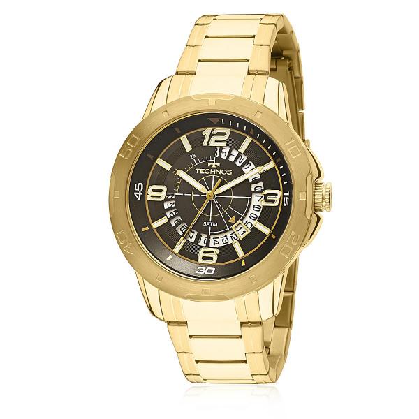 Relógio Masculino Technos Racer 2315ACL/4P Dourado