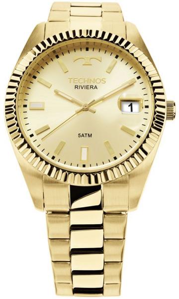 Relogio Masculino Technos Riviera Dourado 2415CH4X