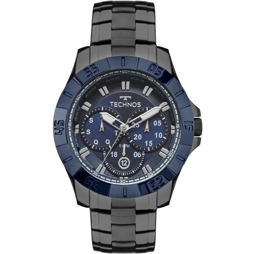 Relógio Masculino Technos Skymaster 6P79be/4C - Grafite/Azul