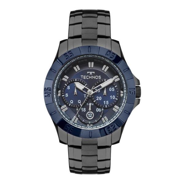 Relógio Masculino Technos Skymaster 6p79be/4c - Grafite/Azul