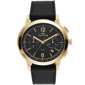 Relógio Masculino Technos Skymaster 6S21AC/0P - Dourado/Preto