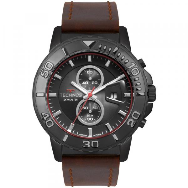 Relógio Masculino Technos Skymaster OS11EB/2P 47mm Couro Marrom