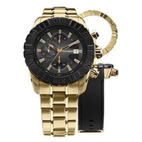 Relógio Masculino Technos Sports JS15BD/4P Dourado Troca Pulseira e Coroa