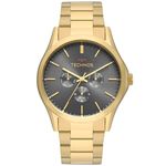 Relógio Masculino Technos Steel 6P29AKH/4D 46mm Aço Dourado