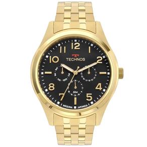 Relógio Masculino Technos Steel 6P29AKI/4P 46mm Aço Dourado