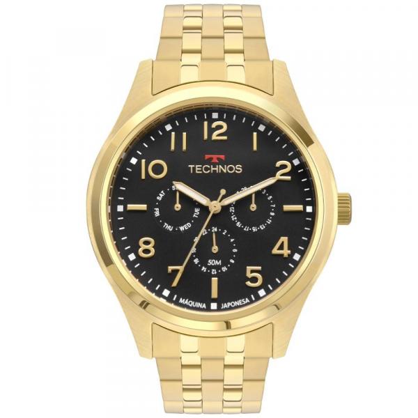 Relógio Masculino Technos Steel 6P29AKI/4P 46mm Aço Dourado