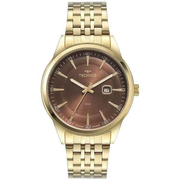 Relógio Masculino Technos Steel Dourado 2117LCW/1M