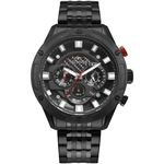 Relógio Masculino Technos TS Carbon JS25CL/4P 50mm Aço Preto