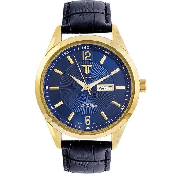 Relógio Masculino Tempus Elite ZW20136A Gold Blue