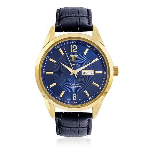 Relógio Masculino Tempus Elite ZW20136A Gold Blue